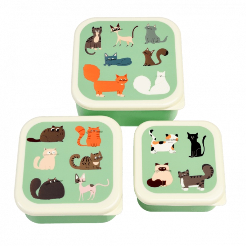 Rex Set of 3 Snack Boxes – Nine Lives