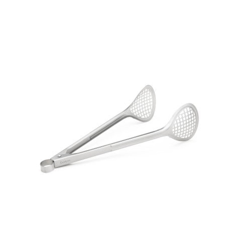 Cuisipro Stainless Steel Locking Tongs – Grill / Fry, 30.5cm