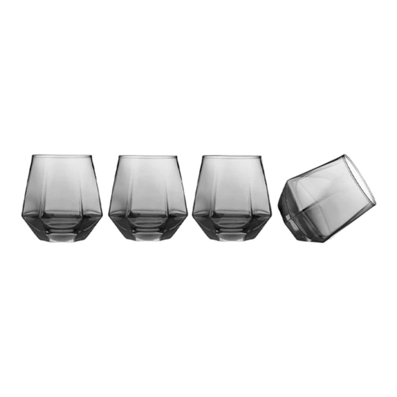 Ladelle Jaxon Tumblers – Set of 4, Clear