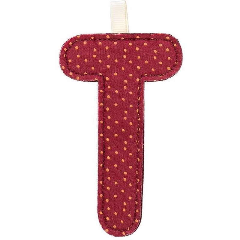 Fabric letter T
