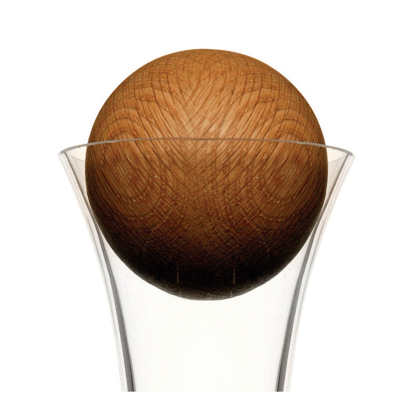 Sagaform Replacement Oak Stopper- 6cm  (Red Wine Carafe)