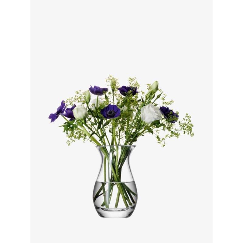 LSA Flower Posy Vase H17.5cm Clear