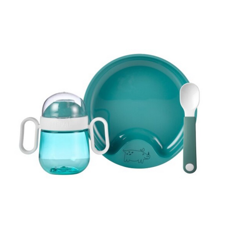 Mepal Mio Baby Dinnerware Set of 3 – Deep Turquoise