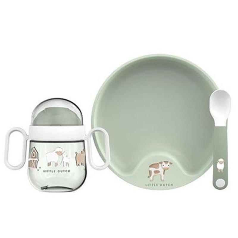 Mepal Mio Baby Dinnerware 3 Piece Set Little Farm