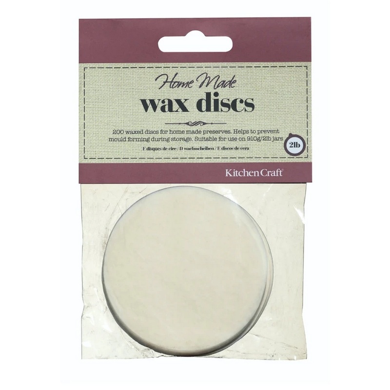 Home Made Set of 200 Waxed Circles – for 0.9kg Jars