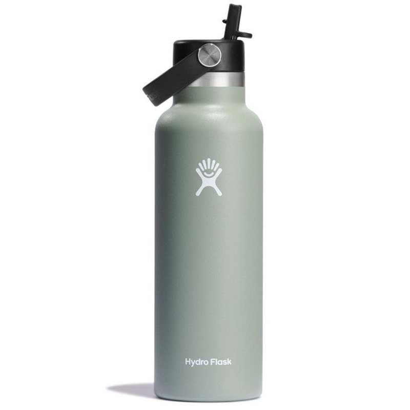 Hydroflask Standard Mouth Bottle with Straw  21oz -Agave