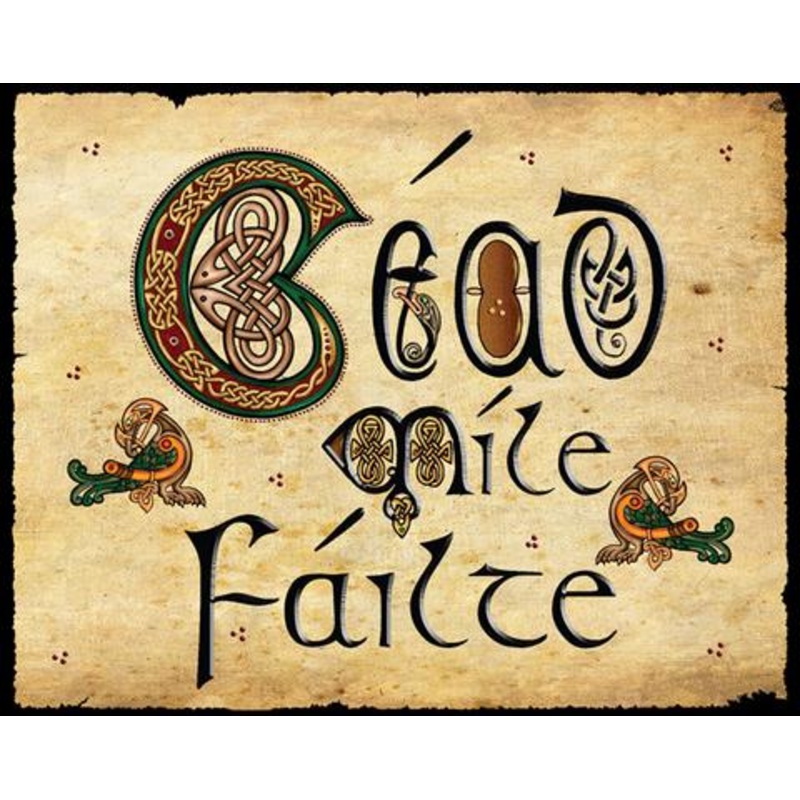 Metal Sign – Cead Mile Failte