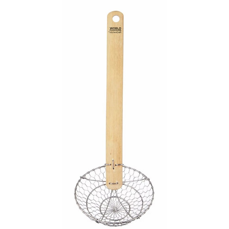KitchenCraft World of Flavours Oriental Bamboo Skimmer