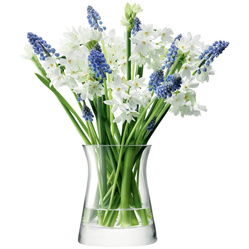 LSA Flower Garden Posy Vase – Clear (13cm)
