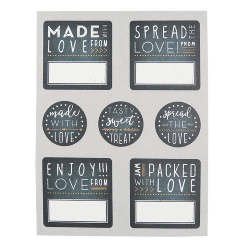 Kitchen Pantry 28Pc Chalk Board Label Set