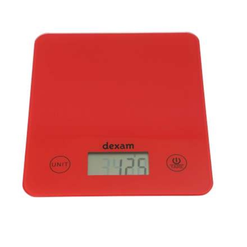 Dexam Digital Scales – Red