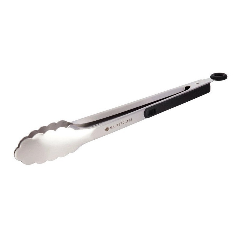 MasterClass Stainless Steel  Food Tongs – 30cm