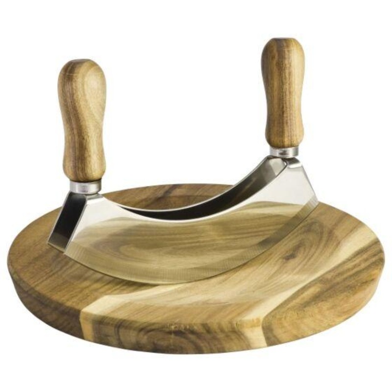 Taylor’s Eye Witness Acacia Wood Mezzaluna and Board