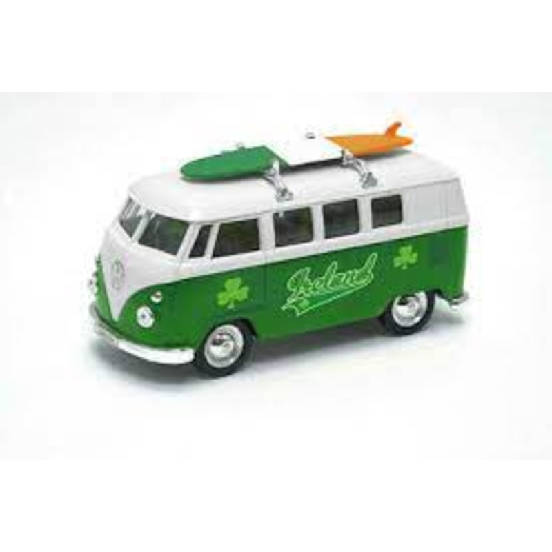VW Camper Van with Surfboard 1963