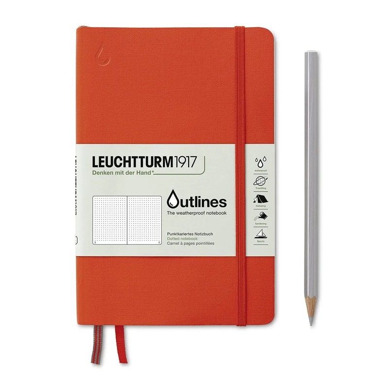 Leuchtturm Outlines Notebook – Signal Orange