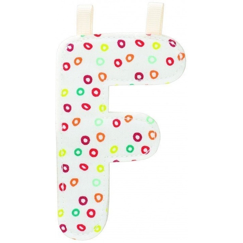 Fabric letter F