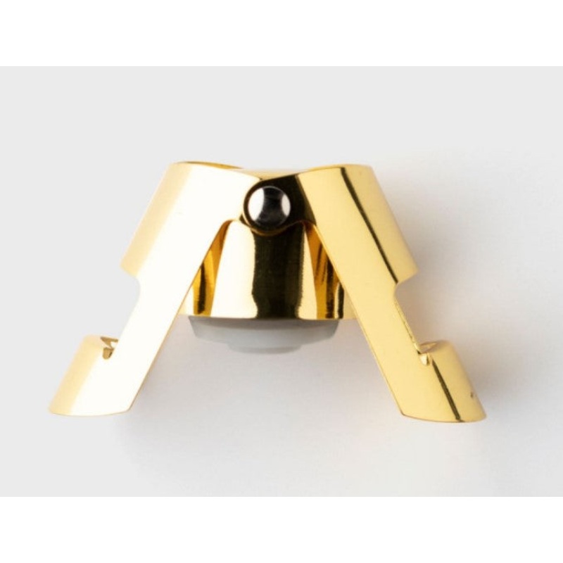 Taproom Gold-Coloured Champagne & Sparkling Wine Bottle Stopper