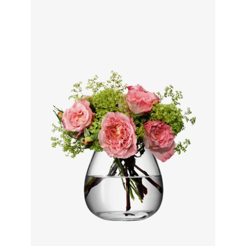 LSA Flower Table Bouquet Vase – Clear (17cm)