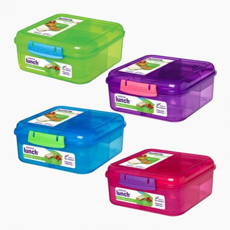 Sistema Bento Cube 1.25L – Assorted Solid Colours