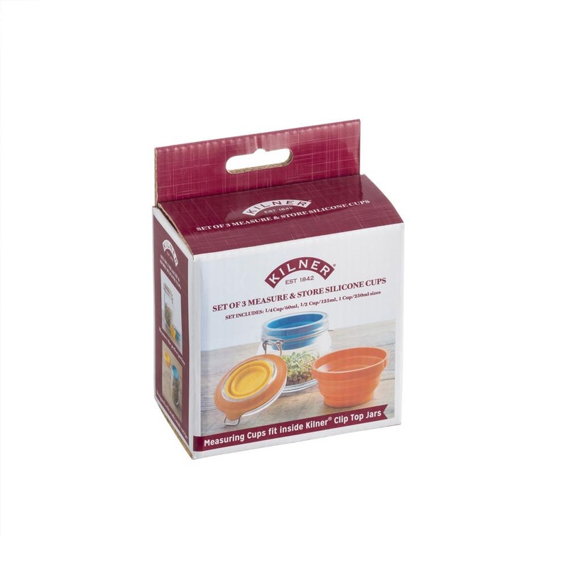 Kilner Measure & Store Set of 3 Measuring Cups