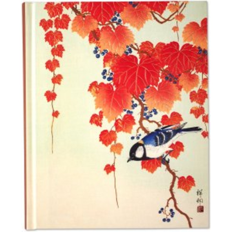 Large Journal – Bird and Red Ivy