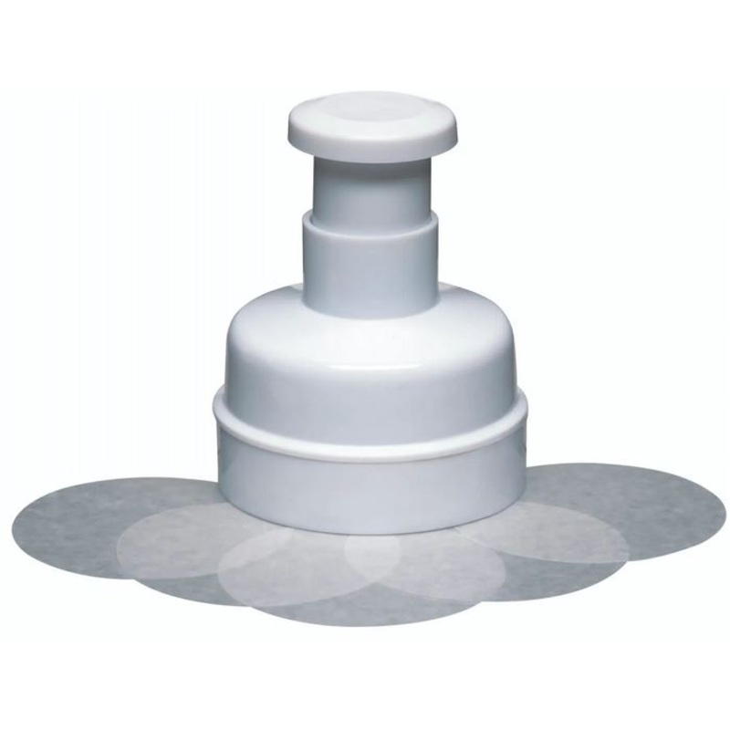 KitchenCraft Hamburger Maker With 100 Wax Discs