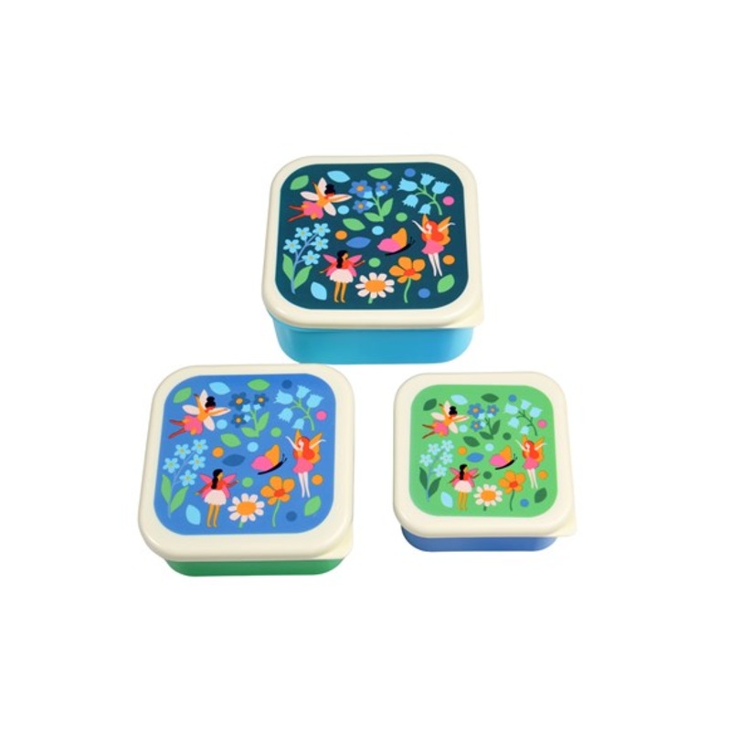 Rex Set of 3 Snack Boxes – Fairies in the Garden