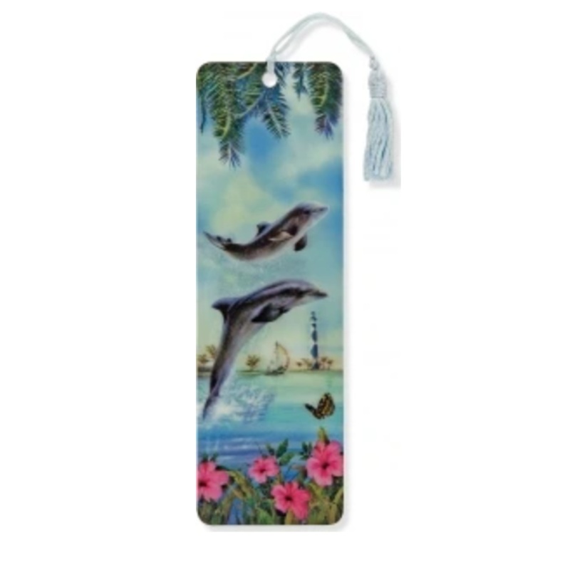 3D Dolphin Bookmark