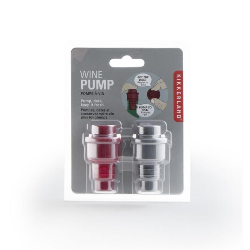 Kikkerland Wine Pump Set
