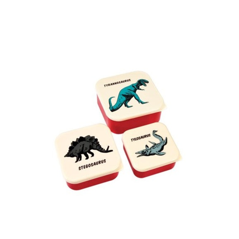 Rex Set of 3 Snack Boxes – Prehistoric Land