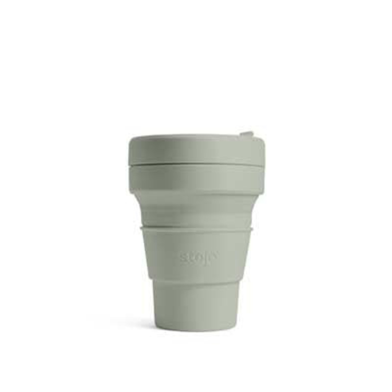 Stojo Collapsible mug 12oz – Sage