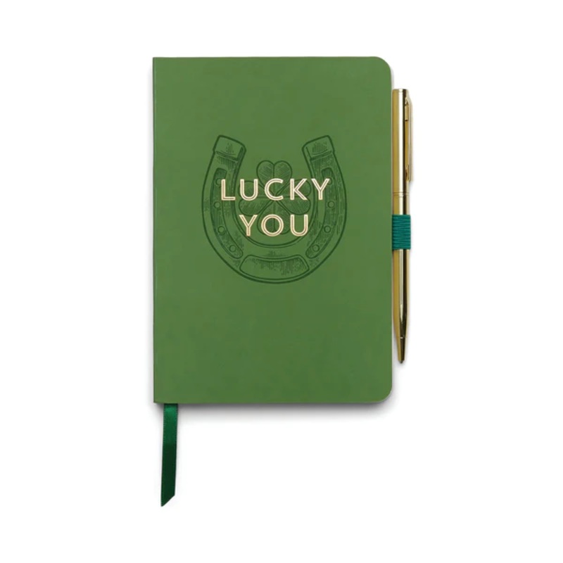 Vintage Sass Notebook with Pen – Lucky You