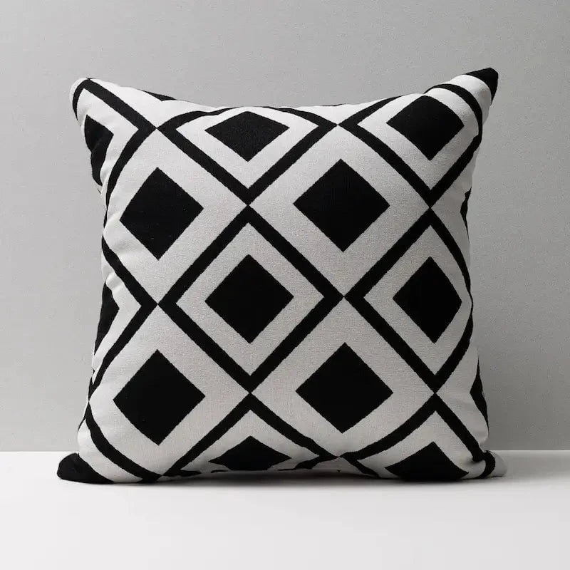 Casual Cushion 18″ Throw Pillow in Savvy Onyx