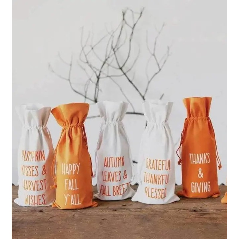 Fall Wine Bags