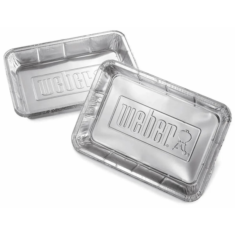Weber Large Aluminum Drip Pans 10-pack