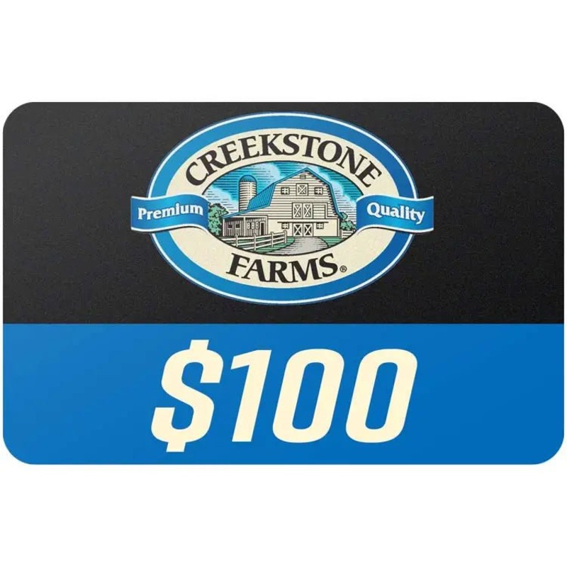 $100 Creekstone Farms Premium Beef Gift Card (Delivered Separately)