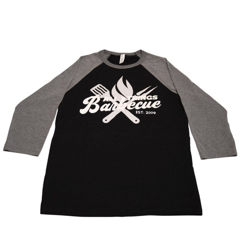 Black and Grey Baseball Tees