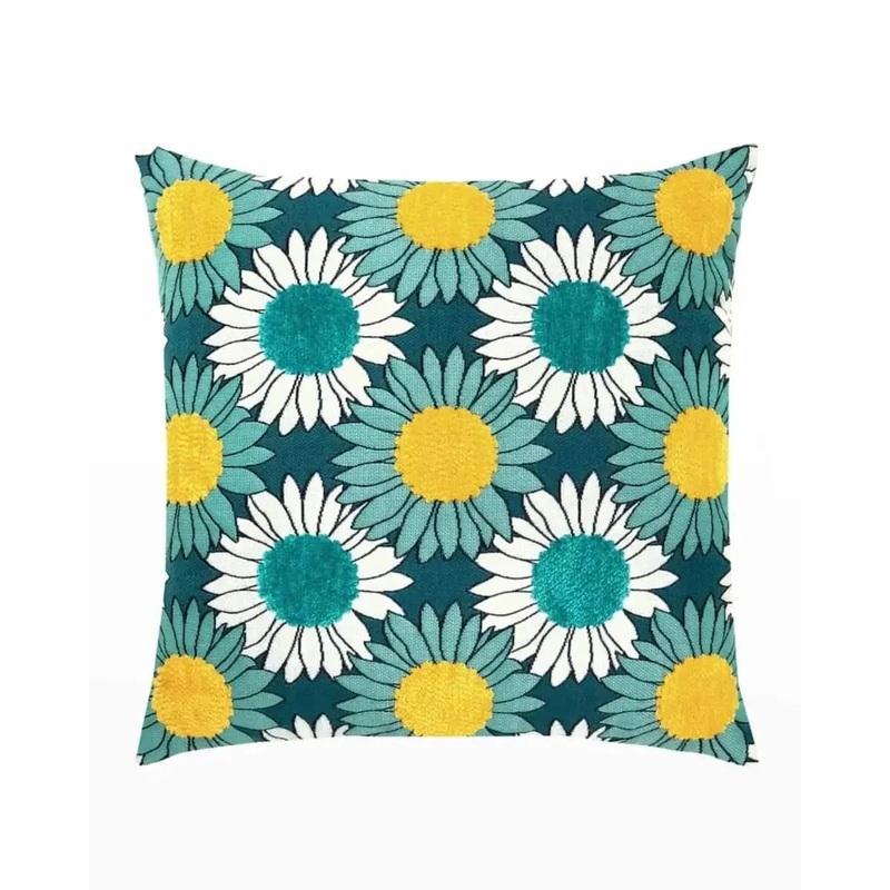 Elaine Smith Sunflower Bloom 20″ Square Pillow – CLEARANCE