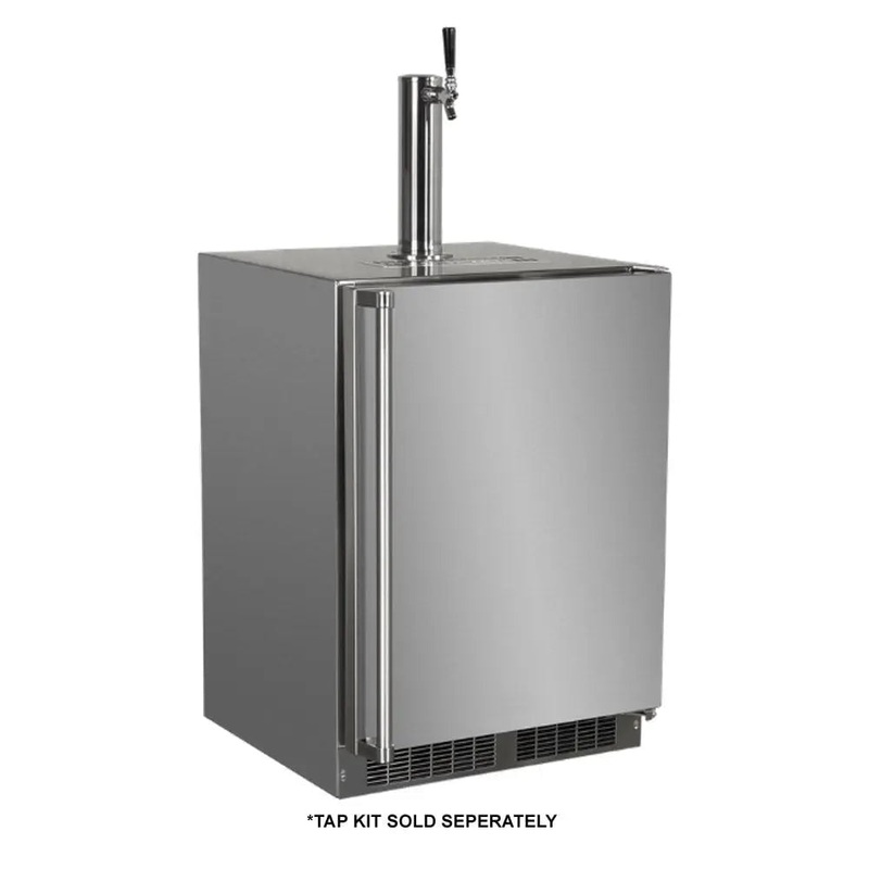 Marvel 24″ Built-in Outdoor Dispenser Cabinet, Stainless Steel Door with Lock, Reversible Hinge