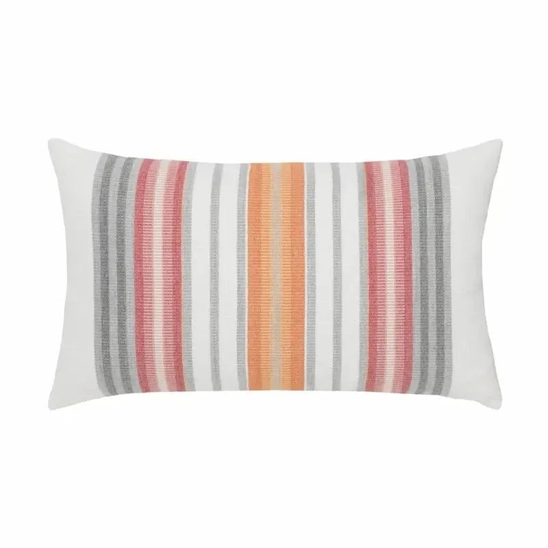 Elaine Smith Sherbet Stripe Lumbar Pillow