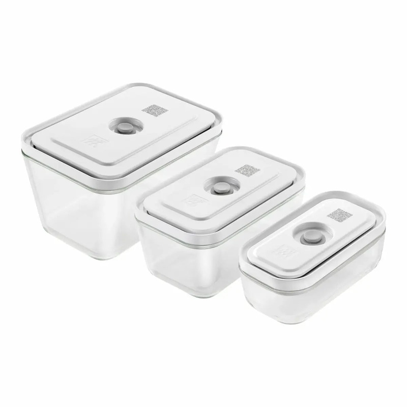 ZWILLING Fresh & Save 3-pc Vacuum Box Assorted Glass Container Set