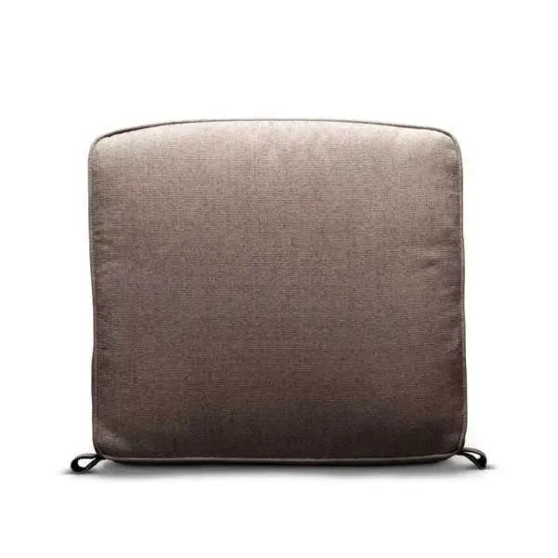 Casual Cushion Deluxe Dining Seat Cushion in Stone Linen