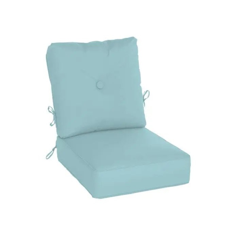 Casual Cushion Estate Series Chaise Cushion in Canvas Mineral Blue