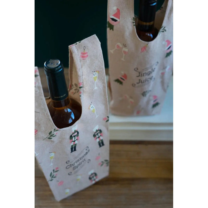 Christmas Wine Bags