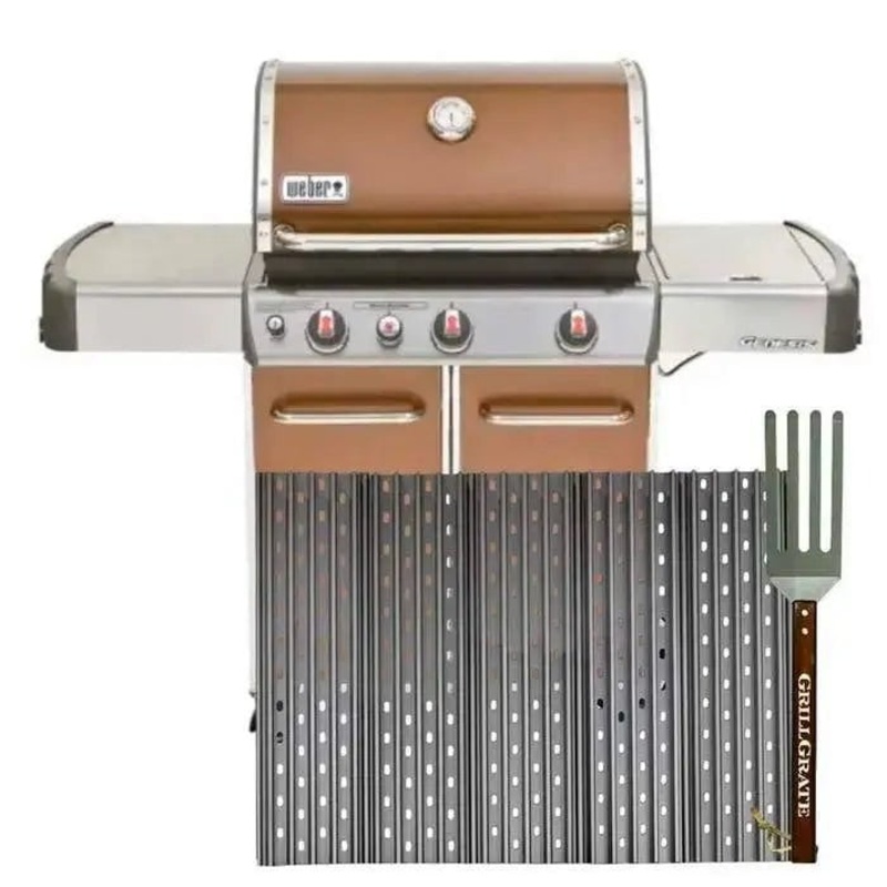 GrillGrate Set for Weber Genesis – Includes (5) 19.25″ Panels + Grate Tool (2007-2016)