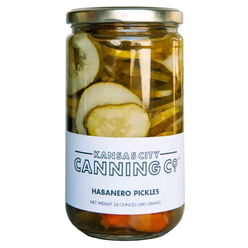 Kansas City Canning Co Habanero Cucumber Pickles, 24oz