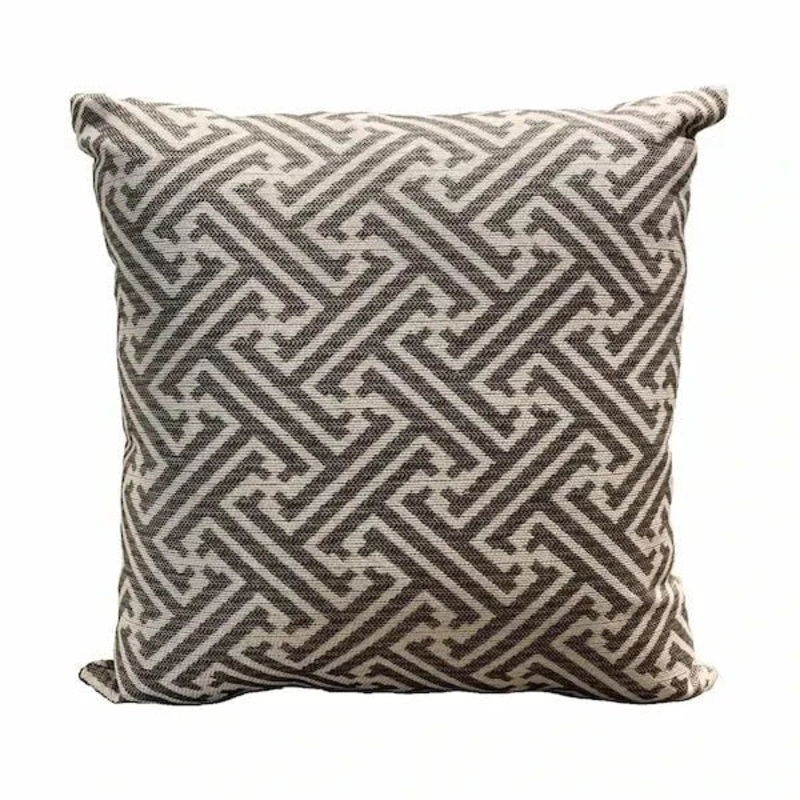 Casual Cushion 15″ Throw Pillow in Meander Walnut