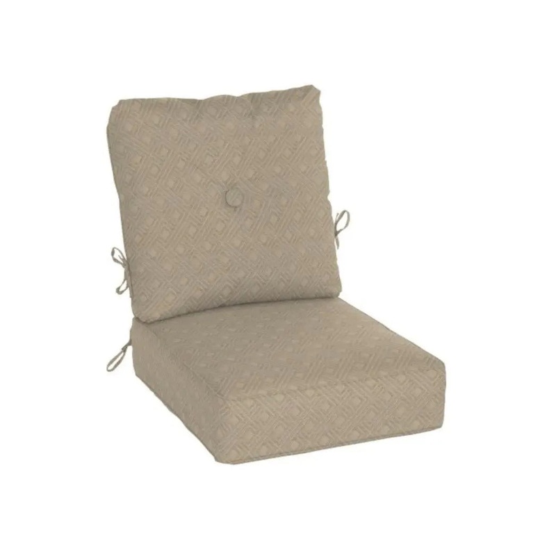 Casual Cushion Estate Series Deep Seating Club Cushion in Integrated Pewter