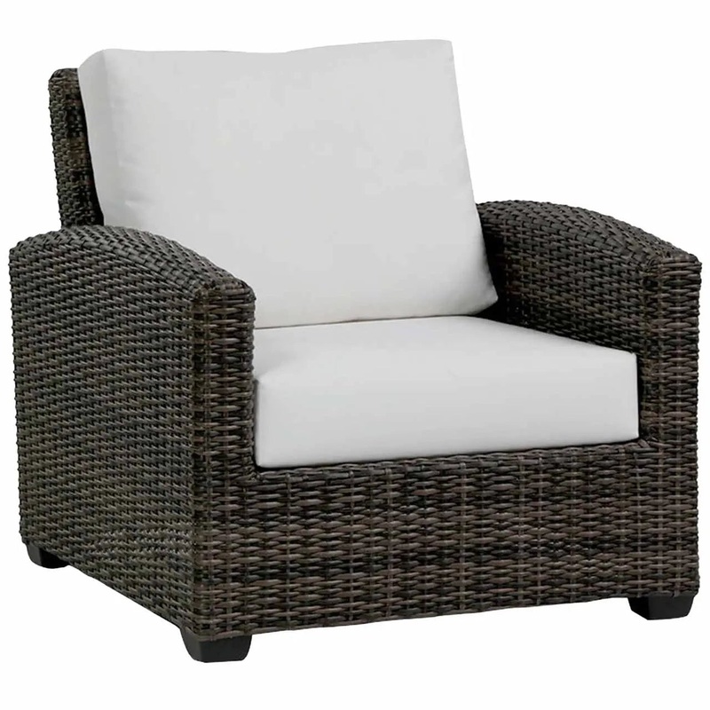 Ratana Coral Gables Club Chair with Switch Flax Cushions