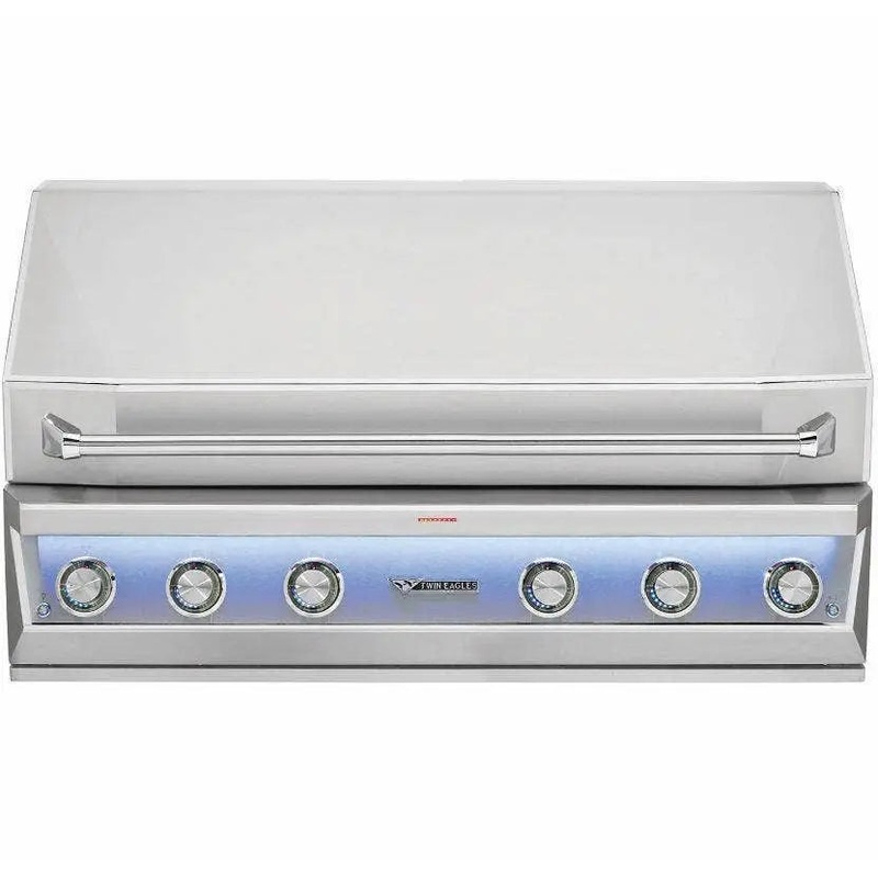 Twin Eagles Eagle One 54″ Built-In Gas BBQ Grill with Sear Zone & Infrared Rotisserie